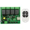 Yiweilian 4 Interruptor de Relé Módulo de Control Remoto para Teléfono Móvil Wifi de Cuatro Vías Temporización Control por Voz Xiaoai