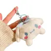 Colgante de Muñeco de Peluche de Dibujos Animados Sanrio Lindo Perro Cinnamon Llavero para Mochila Niñas Pequeños Regalos Accesorios Venta al por Mayor