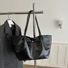 Bolsa Tote de Design Exclusivo de Alta Qualidade, Bolsa Cesta Estilo Coreano Ins, Bolsa de Ombro Retro Versátil e Estilosa