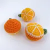 Girassóis de Crochê, Caquis Tricotados à Mão, Laranjas, Amendoins, Maçãs, Enfeites de Natal, Acessórios, Materiais Auxiliares, Acessórios de Tricô