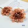 Dália de Outono Flor Artificial Dália Atacado Decoração de Casamento Pacote de Material de Flores Caixa de Flores com Guirlanda Floresta de Flores