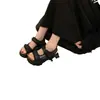 Sandalias Deportivas de Suela Gruesa para Mujer, Nuevo Estilo de Verano, Versátiles y Versátiles, Sandalias de Velcro, Zapatos Casuales para Mujer que se Sienten como Caminar sobre Mierda