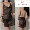 Ropa interior sexy Guiruo talla grande lentejuelas puras estilo discoteca espalda descubierta sexy tirantes para mujer camisón traje uniforme 3539