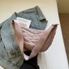 Bolso de Mano para Mujer Estilo Coreano de Nicho, Bolso Croissant Casual para Viajar, Bolso Cruzado Versátil de Lona, Nuevo Primavera 2026