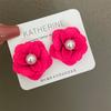 Pendientes Exagerados Festivos Estilo Francés con Estambres de Perlas Suaves para Mujer 2026 Nuevo Nicho Simple Lujo Ligero Elegante Joyería para Orejas