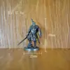 Modelo de Juguete de Soldado Viejo de Cobre Blanco Creativo Retro Regalo para Hombres Juego de Escritorio Pieza de Ajedrez Adornos Figura de Metal
