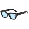Gafas de sol estilo coreano gafas ins para hombre al por mayor 2024 nuevo cuadrado pequeño Estrella Negra Gafas de sol europeas y americanas