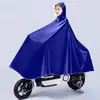 Impermeable engrosado para vehículos eléctricos, motocicletas y bicicletas, poncho de lluvia especializado para hombres y mujeres, ampliado y engrosado, a prueba de lluvia para circular bajo lluvia intensa
