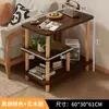 Mesa de centro moderna y minimalista para uso doméstico, adecuada para salas de estar, con múltiples niveles, diseñada para colocarse junto a un sofá y con un estante de almacenamiento creativo y multifuncional, ideal para apartamentos pequeños