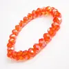 Fabricante de joias 8mm pulseira esculpida multicolorida pulseira de cristal Cristal Vermelho ponto turístico fornecimento de banca artigos pequenos