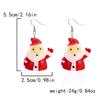 Europa y Estados Unidos transfronterizos nuevos aretes de Navidad moda Joker árbol de Navidad viejos copos de nieve aretes fabricantes de aretes al por mayor