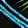 Un lote AB color 32 superficie Cuentas de tierra de cristal cuentas de fútbol de vidrio accesorio para tocado ropa accesorios para joyería DIY