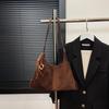Moda Retrô Simples Bolsa de Axila Grande Capacidade Nova Marca de Nicho Feminina Bolsa de Ombro Casual Simples Bolsa Transversal de Alto Valor