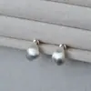 Pendientes de Plata de Ley 925 Sencillos con Cierre de Pin, Diseño de Nicho Estilo Coreano, Proceso de Dibujo de Alambre de Gota de Agua, Latón Brillante Plateado para Mujer