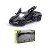 1:43 Carro Esportivo de Liga Leve de Três Portas Modelo Huili Brinquedo de Carro Infantil Caixa de Presente Brinquedos Transfronteiriços para Meninos de 3-6 anos