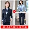 Traje de Hombre Negro Corte Delgado Profesional de Negocios Chaqueta de Traje Azul Real Gris Formal Azul Marino