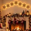Navidad Año Nuevo Reno de Madera Regalo Presente Regalo de Año Nuevo Decoración Copo de Nieve Alce Decoración de Navidad
