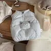 Chalecos para bebés y niños pequeños, chaquetas de invierno acolchadas de algodón, chalecos cálidos forrados de polar, ropa exterior pequeña para niños y niñas, chalecos acolchados, ropa exterior para niños