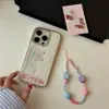 Cuentas de colores cadena para teléfono móvil nube nueva correa para teléfono móvil cadena de cámara ccd nuevo colgante de llave creativo ins femenino