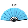 Abanico de Tai Chi Kung Fu, Abanico Rojo Sonoro, Abanico Plegable de Un Pie, Abanico de Baile Universal de Hueso de Plástico para Danza China y Artes Marciales, Venta al por Mayor