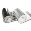 Suministro de Lámina de Aluminio Ignífuga para Envoltura, Algodón Ignífugo, Manta de Fibra Cerámica Punzonada con Agujas, Aislante Acústico, Resistente a Altas Temperaturas, Envoltura para Conductos a Prueba de Humo
