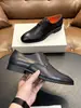 Sapatos de Couro Liso para Deslocamento de Negócios Europeus e Americanos STN Costurados à Mão Estáveis e Duráveis Bestseller Transfronteiriço Sapatos de Couro Masculinos