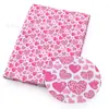 Bolsa de retazos de tela hecha a mano con cinta rosa de amor, algodón poliéster o tela impermeable, mantel, 1Yc63150