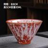 Forno de cerâmica mudar Copo de construção Tianmu Glaze Chá Tasting Cup Kung Fu Tea Cup Copo Único Master Cup Tea Bowl Bucket Cup Copo em forma especial