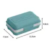Bolsa de Almacenamiento Portátil para Costura, Kit de Herramientas para Manualidades y Tejido de Uso Doméstico, Caja de Costura de Viaje, Kit de Costura