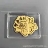 Populares Pegatinas Doradas de los Doce Signos del Zodíaco para Teléfono, Oro Puro 999, Pegatinas Doradas del Año del Caballo para Teléfono, Regalos Promocionales para Eventos de Tienda