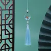 Estilo Chino Buena Suerte Carpa Flor de Ciruelo Orquídea Bambú Crisantemo Loto Caqui Borla de Paz Cesta de Flores Caja de Regalo Decoración Cadena para Teléfono Móvil Colgante