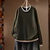 Tricô de outono 2026 novo estilo coreano bonito, moderno e chique top de caimento solto para mulheres MHT