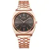 Reloj Ouki para Hombre Correa de Acero Simple Nautilus Moda de Negocios 2025 Nuevo Calendario Reloj de Cuarzo Reloj
