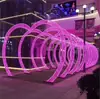 Iluminação Exterior Estrutura de Ferro Padrões de Luzes Grandes Adereços Decorativos Comerciais Decoração de Festival Arcos Personalização Transfronteiriça