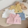 Chaleco de bebé chaleco infantil de primavera y otoño chaleco de algodón fino chaleco infantil de otoño e invierno para niños y niñas