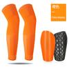 Juego de Calcetines y Espinilleras de Fútbol de Compresión Alta Elástica, Mangas para Piernas con Inserto de Protección para Espinillas, Calcetines Deportivos Largos hasta la Rodilla para Adultos y Niños al por Mayor