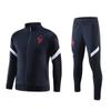 Ropa de fútbol entrenamiento ropa de apariencia traje deportivo partido ropa de fútbol manga larga ropa de fútbol entrenamiento compra grupal pantalones otoño e invierno