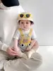 Macacão Bebê Verão Estilo Fino Macacão Desenho Animado Bebê Manga Curta Macacãozinho Roupas de Verão Super Fofas Roupas para Ar Condicionado Pijama
