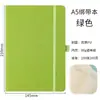 Cuaderno A5 con logo personalizado, diseño elegante, encuadernación gruesa, adecuado para journaling, planificación diaria y uso empresarial; disponible al por mayor