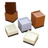 Muebles Muebles Cama Felpudo Suelo de Madera Maciza Protección Silencioso Goma Cubierta para Patas de Mesa y Silla Alfombrilla para Lavadora Antideslizante Taburete