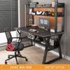 Escritorio para computadora Escritorio de escritorio Escritorio para el hogar Escritorio con estantería Escritorio integrado Mesa de estudio para estudiantes Juego de mesa y silla simple para dormitorio