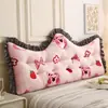 Cojín de cabecera de sofá estilo princesa estilo europeo 2026, Almohada de respaldo suave Tatami de soporte lumbar moderna