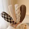 Pinza para el pelo de estilo marrón retorcido, diadema para mujer, todo a juego, para recogido de pelo, parte superior de la cabeza, diadema, Otoño e Invierno 2023, elegante accesorio para recogido de pelo