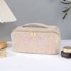 Nueva bolsa de cosméticos estilo fragancia pequeña color mágico lentejuelas bolsa suave bolsa de almacenamiento de gran capacidad almacenamiento regional bolsa de lavado al por mayor