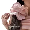 Lazo para el pelo de dopamina de principios de primavera para intestino grueso de mujer, nuevo estilo 2026, accesorio de pelo de alta gama, cuerda para atar el pelo, goma elástica extragrande, adorno para el pelo