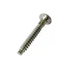Tornillo Autorroscante de Cabeza Plana Inclinada de Hexágono Interior, Perno de Posicionamiento de Cabeza Plana Grande con Cola de Flor Interna, Hierro Endurecido Niquelado