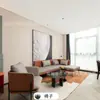 Atour S Hotel Móveis Quarto Padrão Conjunto Completo para Pousadas, Hotéis e Apartamentos, Incluindo Camas de Solteiro e Casal, Mesas Redondas, Baús Dedicados para Cama e Mesas de Cabeceira