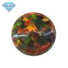 Huagang Pedra Preciosa Redonda Fundo Plano Opala Artificial Opala de Imitação Pedra Sintética Pedra Solta OPAL OPAL 15