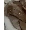DestacadoYuran 26 Nueva Colección de Principios de Otoño: Sudadera de punto holgada con capucha, bordado de algodón nube y detalles de paneles de punto.