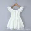Casa Mesmo Estilo Francês Elegante Desejo Puro Ombro a Ombro Manga Bufante Laço de Renda Cintura Marcada Vestido Bufante